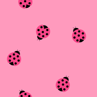 pink ladybugs on a light pink background